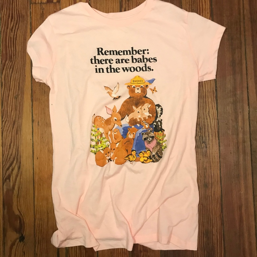 Smokey the Bear Hiking Babe T-Shirt